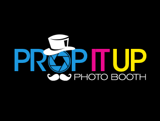 Prop It Up Photo Booth logo design by kunejo