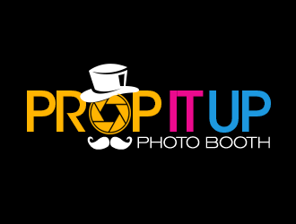 Prop It Up Photo Booth logo design by kunejo