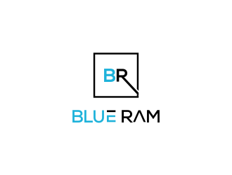Blue Ram logo design by kopipanas