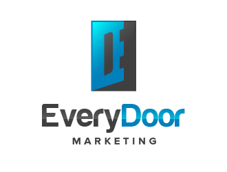 Every Door Marketing logo design by BeDesign