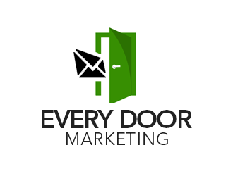 Every Door Marketing logo design by kunejo