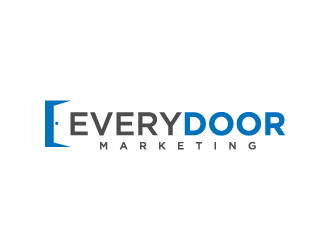 Every Door Marketing logo design by denfransko