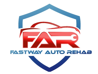 Fastway Auto Rehab logo design by PMG
