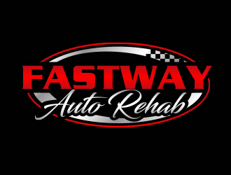 Fastway Auto Rehab logo design by BeDesign