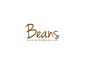 Beans & Cream logo design by bricton