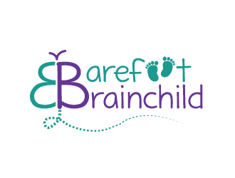 Barefoot Brainchild logo design by BeDesign