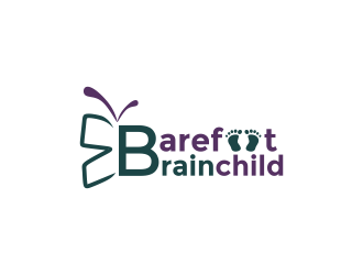 Barefoot Brainchild logo design by semar