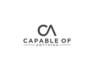 Capable of Anything  logo design by bricton