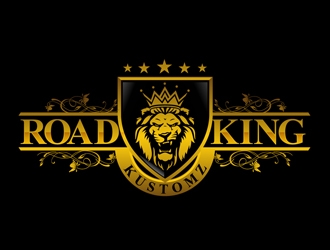 Road King Kustomz logo design by DreamLogoDesign