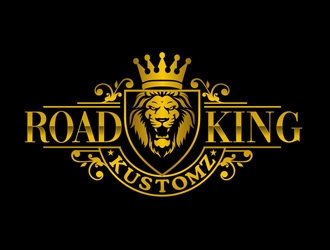 Road King Kustomz logo design by DreamLogoDesign