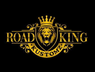 Road King Kustomz logo design by DreamLogoDesign