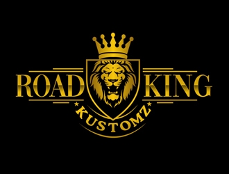 Road King Kustomz logo design by DreamLogoDesign