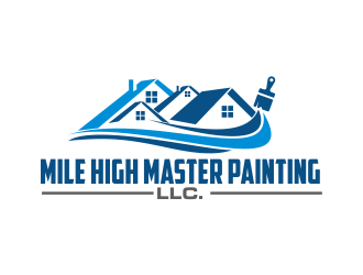 Mile High Master Painting LLC.  logo design by sikas