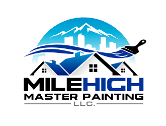 Mile High Master Painting LLC.  logo design by haze