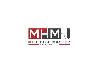 Mile High Master Painting LLC.  logo design by bricton