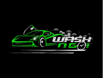 WASH N GO! logo design by jishu