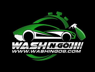 WASH N GO! logo design by uttam