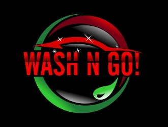 WASH N GO! logo design by mindstree