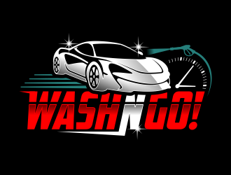 WASH N GO! logo design by ingepro