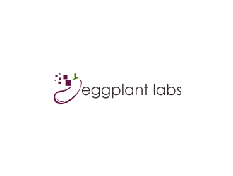 eggplant labs logo design by giphone