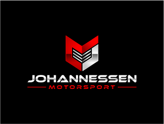 JOHANNESSEN Motorsport logo design by mutafailan
