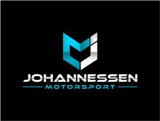 JOHANNESSEN Motorsport logo design by mutafailan