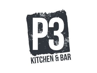 P3 Kitchen & Bar logo design by GemahRipah