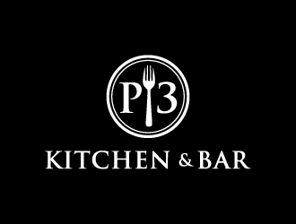 P3 Kitchen & Bar logo design by abss