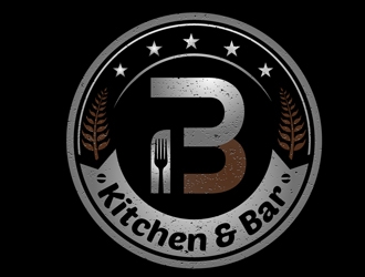 P3 Kitchen & Bar logo design by DreamLogoDesign