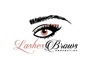 Lashes Brows Perfection logo design by shravya
