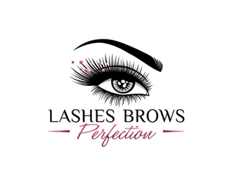 Lashes Brows Perfection logo design by ingepro