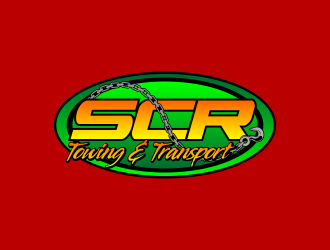 SCR Towing & Transport logo design by beejo
