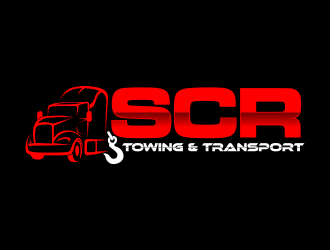SCR Towing & Transport logo design by qqdesigns