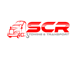 SCR Towing & Transport logo design by qqdesigns