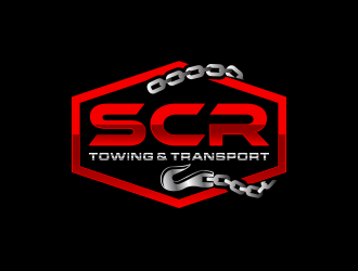 SCR Towing & Transport logo design by keylogo