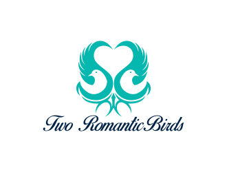 Two Romantic Birds logo design by Kruger