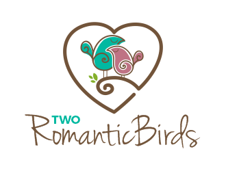Two Romantic Birds logo design by SmartTaste