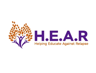 Helping Educate Against Relapse (H.E.A.R)  logo design by Marianne