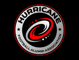 Hurricane Football Alumni Association  logo design by jaize