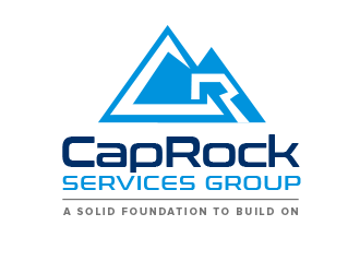 CapRock Services Group logo design by BeDesign