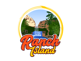 Ranch Island logo design by nandoxraf