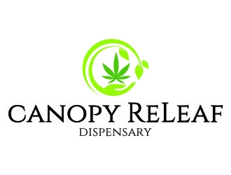 Canopy ReLeaf Dispensary logo design by jetzu