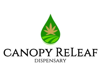 Canopy ReLeaf Dispensary logo design by jetzu