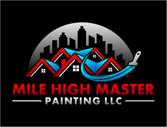 Mile High Master Painting LLC.  logo design by cintoko