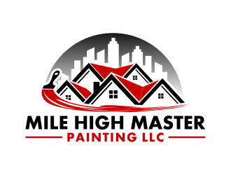 Mile High Master Painting LLC.  logo design by cintoko