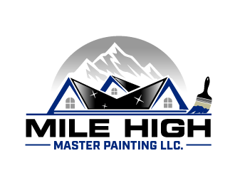 Mile High Master Painting LLC.  logo design by THOR_