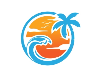 Beachside logo design by MarkindDesign