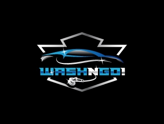 WASH N GO! logo design by wongndeso