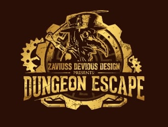 Zaviuss Devious Design Presents: Dungeon Escape logo design by jaize