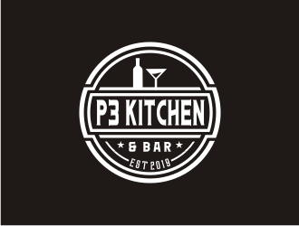 P3 Kitchen & Bar logo design by bricton